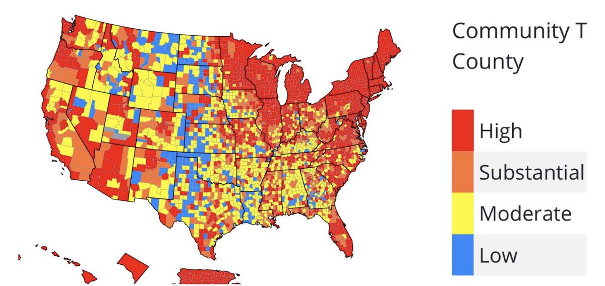 COVIDnewsfast's tweet image. If we utilize the old means of labeling the CDC heat map, the US is entering full blown epidemic wave. And is likely to reach that point by the end of next week. BA 2.12.1 and BA 2 are swimming outside, with BA 4/5 lurking in the shadows.