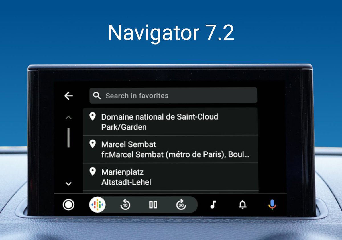 mapfactor's tweet image. Navigator 7.2 for Android has been released with great new updates! More details on mapfactor.com/en/about/press…

#navigator #mapfactor #androidauto #truckers #driving #gpsnavigation #navigation #gps #maps #osm #openstreetmaps #tomtom #satnav #cars #trucks