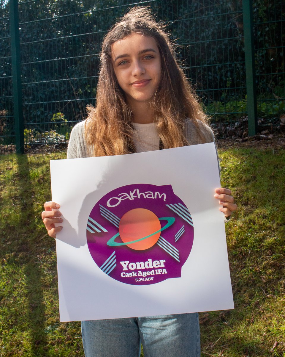 stamfordcolluk's tweet photo. Graphic design student, Lauren Toynton, designed the artwork for upcoming ale 'Yonder' by @OakhamAles! Congratulations Lauren, what a fantastic design! 🍻

Full story: https://t.co/asrqj2SpML https://t.co/qL9kdvj32h