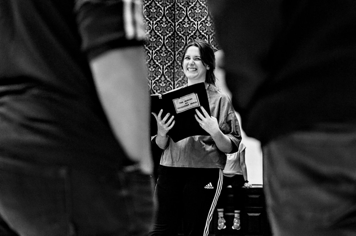 mrgabrielpaul's tweet photo. I'm in shock Thomas! Today marks the debut of the last of our amazing #thunderstudies @Clare_Noy as Sandra on @playgoeswrong @thealexbham ๐๐ป https://t.co/xjDlm6GyEC