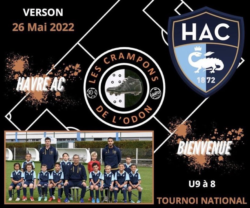 LCrampons's tweet photo. Nos voisins du @HAC_Foot seront présents pour le tournoi national. https://t.co/0Ja9OLftlF