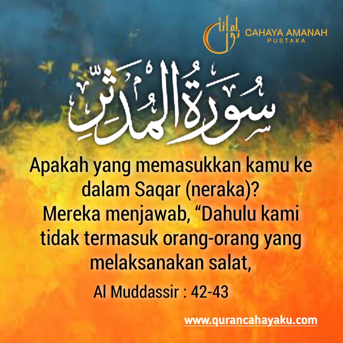 AL-MUDDATSTSIR
A Thread
.
#ayat #beraniberhijrah #alquran #tauhid (1/5)