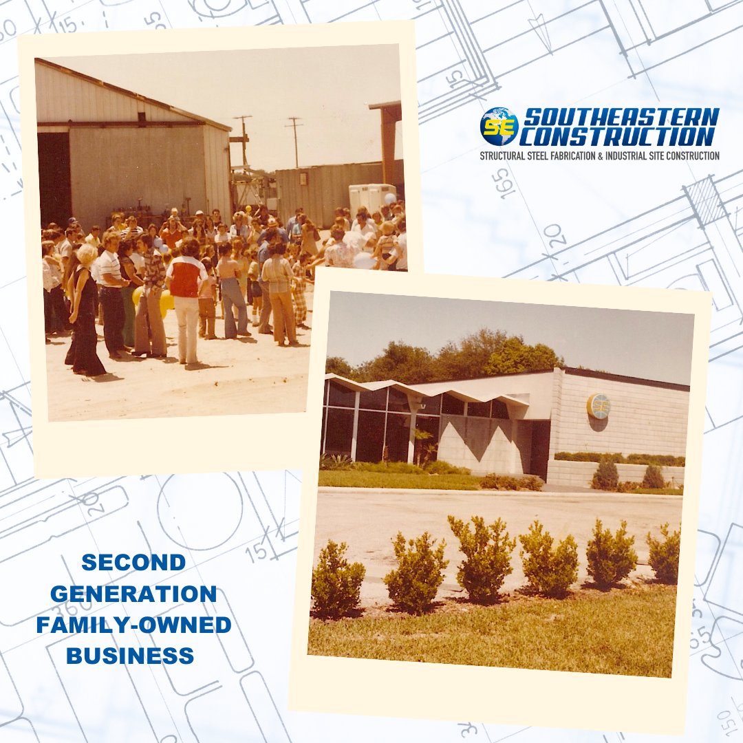 Did you know that we’re a second generation, family-owned business? We began from humble beginnings in 1972 and now serve industrial markets nationwide. Visit southeasternconst.com to learn more.