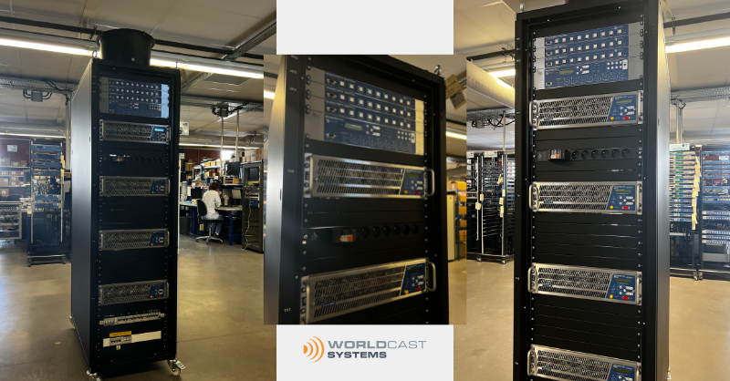 WorldCastSys's tweet photo. 📻 Take a look at this beauty, a redundant system with 3+1 #Ecreso FM 3kW! These #FMTransmitters are now in #Slovenia with our customer #RTV! 
🧡 Thank you very much for trusting us! 

#FMBroadcast #RadioInnovation https://t.co/A7SiVqe8XH