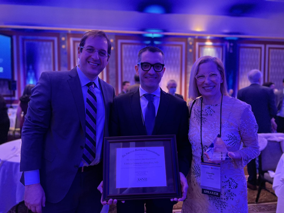 Bruno Policeni (@bpoliceni) on Twitter photo Congratulations to Dr. Fabricio Goncalves <a href="/neuroradiologia/">Fabricio G Goncalves</a> for receiving the 2022 Cornelius G. Dyke Award and Dr. Claudia Cejas <a href="/claudiacejas10/">claudia cejas</a> for receiving the 2022 Honorary Member Award <a href="/TheASNR/">The American Society of Neuroradiology</a> 🇧🇷🇦🇷 #ASNR22 #LatinAmerica Congratulations to Dr. Fabricio Goncalves <a href="/neuroradiologia/">Fabricio G Goncalves</a> for receiving the 2022 Cornelius G. Dyke Award and Dr. Claudia Cejas <a href="/claudiacejas10/">claudia cejas</a> for receiving the 2022 Honorary Member Award <a href="/TheASNR/">The American Society of Neuroradiology</a> 🇧🇷🇦🇷 #ASNR22 #LatinAmerica