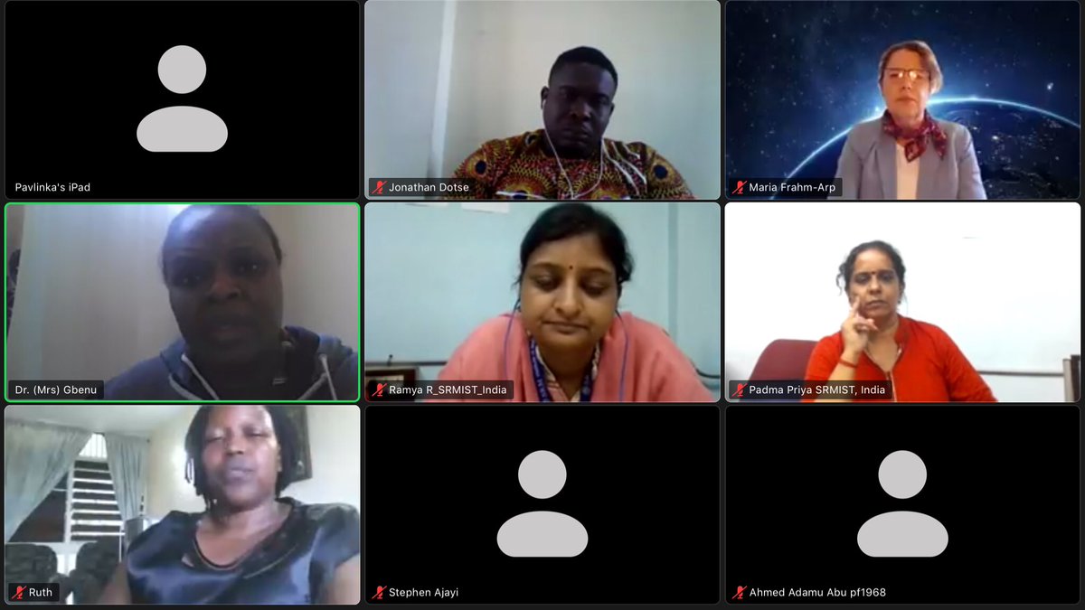 UJLibrary's tweet photo. Questions and answers session, facilitated by Prof. @MariaFrahmArp with the speakers from #Nigeria #Ghana #India #Uganda on the role of the #libraries in the implementation of Sustainable Development Goals #SDG #UJLibraryIntConf2022 Thank you all for participating https://t.co/ELVl6IYEao