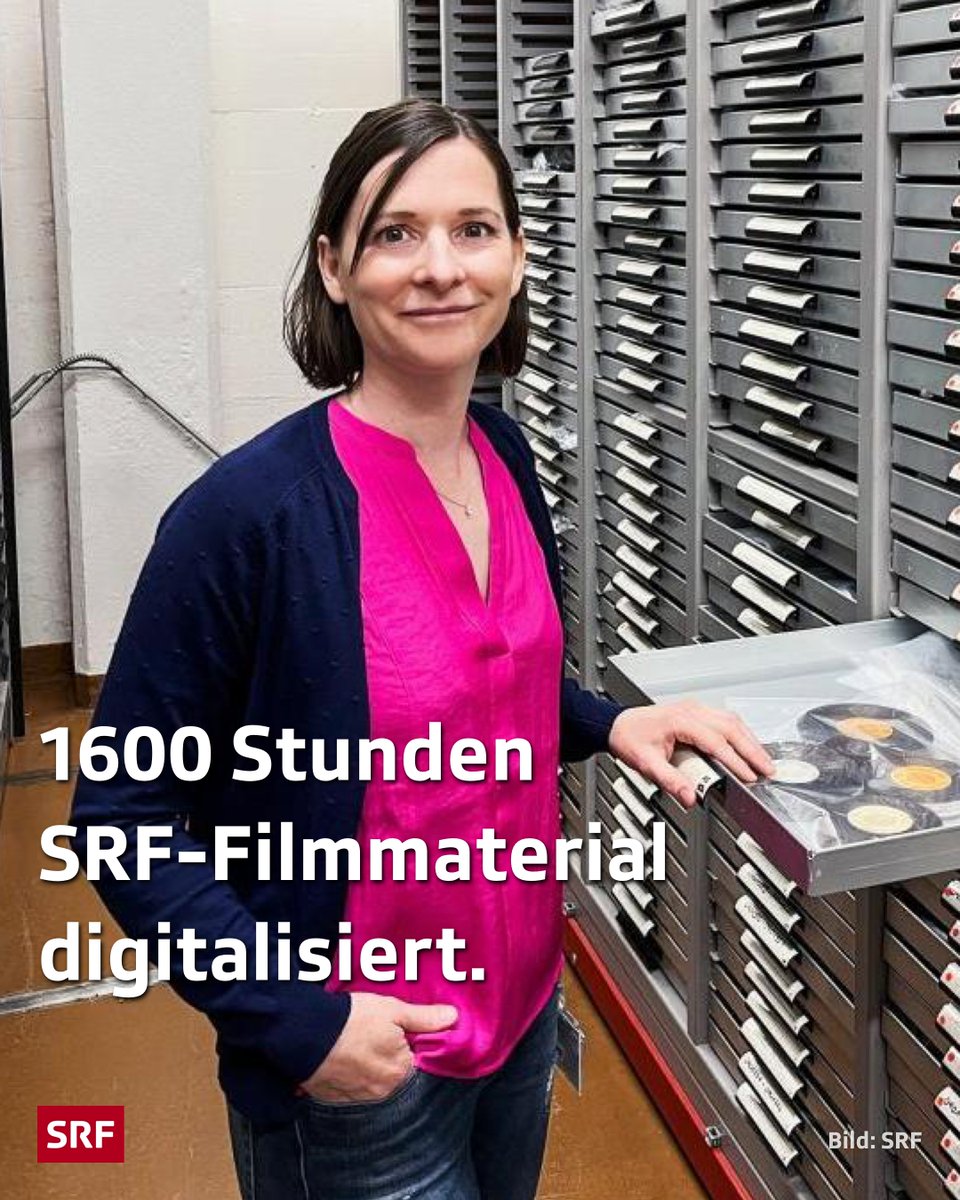 Über einen Zeitraum von vier Jahren wurde 16mm-Filmmaterial aus rund 30 Jahren TV-Geschichte digitalisiert. Nun liegt dieser Archivperlen-Fundus digital vor #16mmDigital: srf.ch/play/tv/sendun…