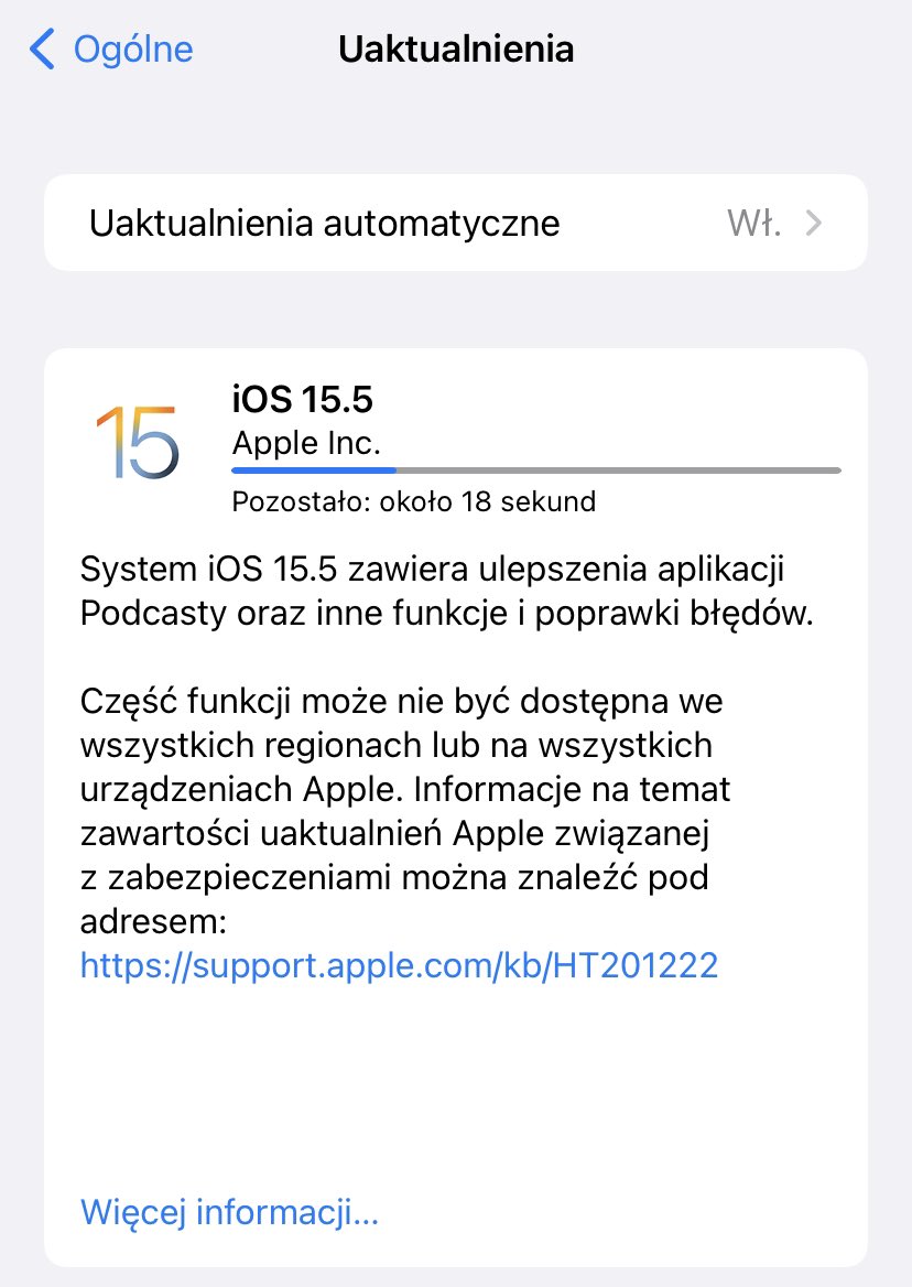 AdrianMatyasik's tweet photo. Jedziemy 🤓 #iOS155 #iPadOS155 https://t.co/fCc0P7gtKV