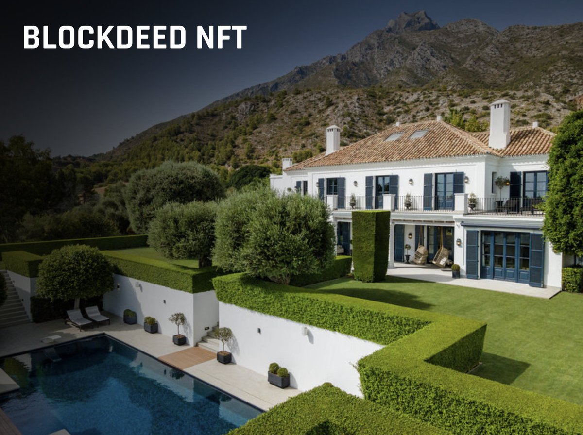 BLOCKDEED's tweet photo. First NFT for the Global Real Estate Community. Earn commission selling luxury real estate around the world with BLOCKDEED. Whitelist access now open https://t.co/LZsWNB5olx 

#nft #RealEstate #property #realestateagent #blockchain #NFTCommmunity #Whitelist  #SellingSunset https://t.co/yV19UR6dgV