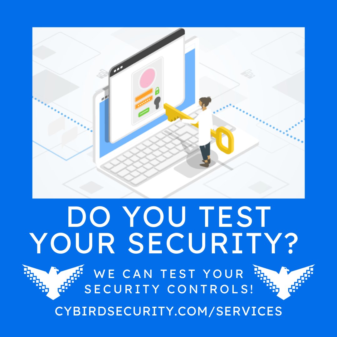 cybird_security's tweet photo. Do you have semi-annual or quarterly vulnerability assessments? Tired of maintaining the scanning, validation, and remediation of those scans? 
We can do them for you!
Reach out to us to get started!
.
.
#security #infosec #cybersecurity #nessus #vulnerability #cybirdsecurity https://t.co/cjTdUPWvua
