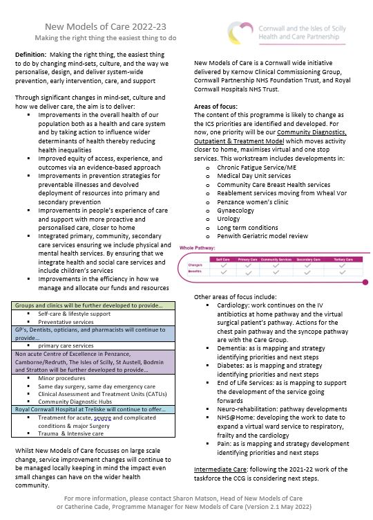 RCHTQIHub's tweet photo. #NewModelsOfCare programme have agreed what their #Focuses will be for 2022/2023... take a read!
Want to know more? drop us a comment, message or email: rcht.qihub@nhs.net
@RCHTWeCare https://t.co/CrvNkJKstf