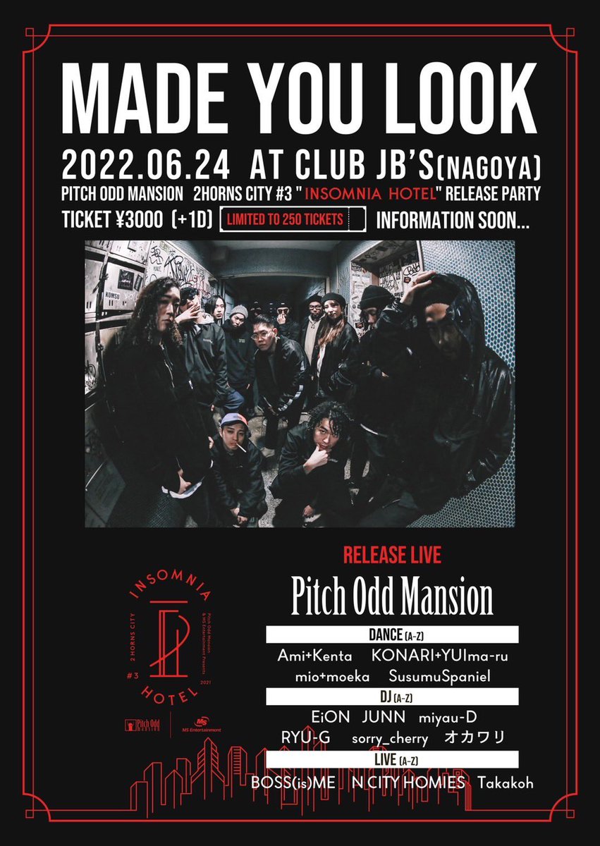 2022.06.24 MADE YOU LOOK #MYL_0624 Pitch Odd Mansion 2horns city