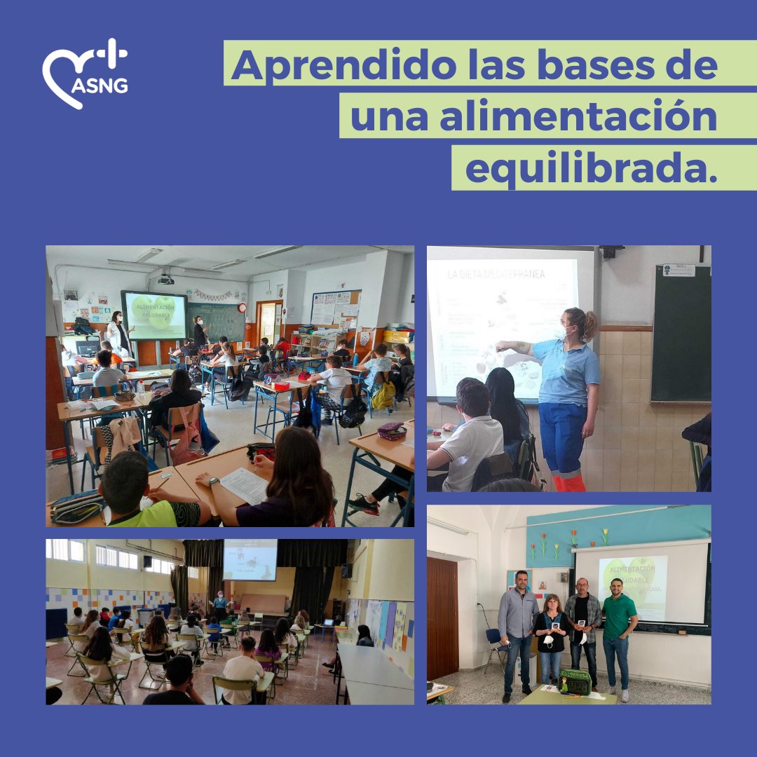 SaludNordesteGr's tweet photo. 🏫 Escolares del #PadrePoveda, #DivinaInfantita, #RuizdelPeral y #MedinaOlmos de #Guadix han aprendido las bases de una #AlimentaciónEquilibrada de la mano de profesionales de la #UGCGuadix, en el marco del #ProgramaHHVS #CreciendoEnSalud. https://t.co/MKyu0DE9vy