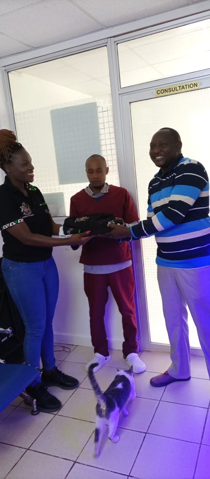 Cosmos_Vet's tweet photo. Today we visited Dr Ombasa of Lynden Veterinary Clinic in Ngong where we had a discussion on various issues and working together to enhance  service in Animal Health industry. https://t.co/MnEK3MG7Rn