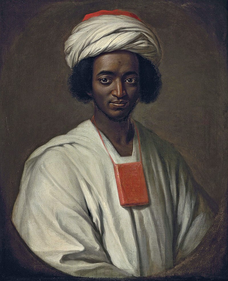 Prince Ayuba Suleiman Diallo was kidnapped from Gambia in 1731 &amp; enslaved in Maryland. In 1733 he went to London &amp; helped organize the British Museum’s collection of Arabic Manuscripts &amp; was inducted into the Spalding Gentlemen's Society. Diallo returned to Gambia in 1734.