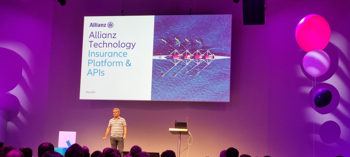 _Sony_C's tweet photo. Edward Camilleri in @CodeCraftsVie presenting a blick on the amazing work being done in @Allianz_Tech where insurance systems are developed! 😍 👏

#codecrafts #Tech #ITworld https://t.co/dzWqEVzyUI