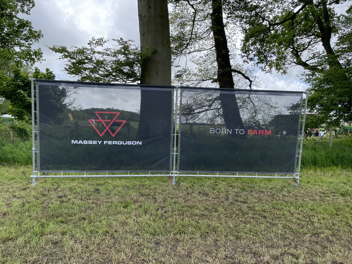 Great to see some of farmings iconic brands out working today at <a href="/Scotgrass_Event/">ScotGrass</a>  <a href="/MF_EAME/">Massey Ferguson Official</a> “Born to Farm”