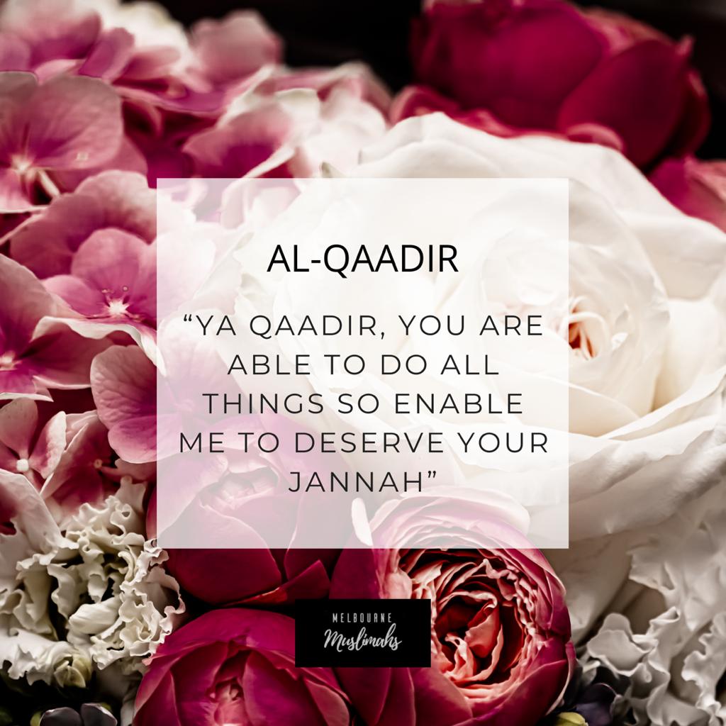 SarahJEnviroSci's tweet photo. @MuslimsMatterss #RandomReminders 

Had fun exploring the 99 names a couple of Ramadans ago. 

📷 @MelbourneMuslimahs https://t.co/xfECFvYOWb