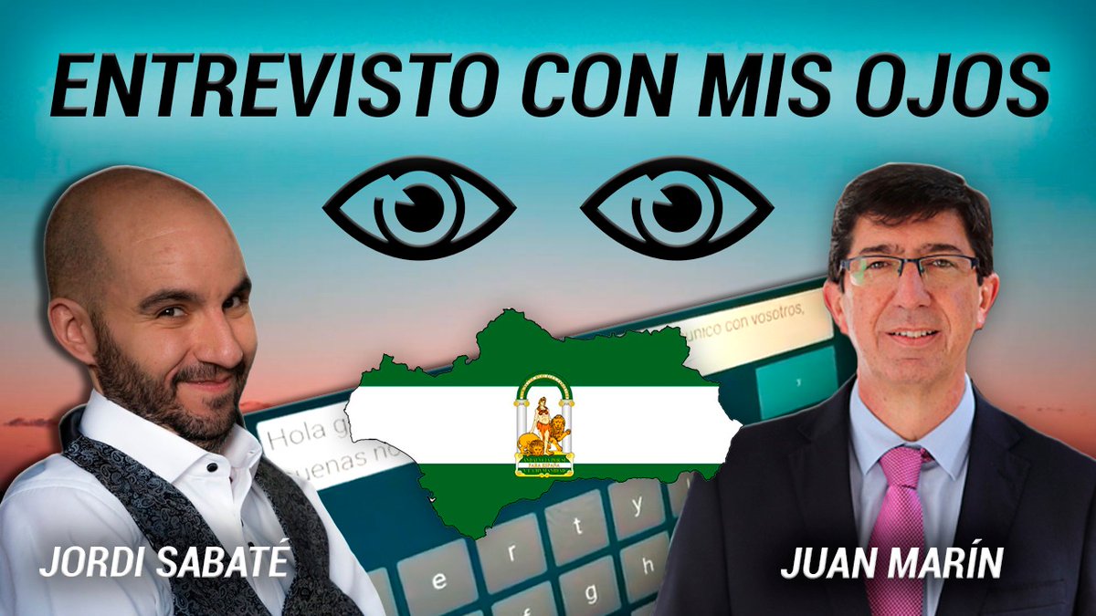 "ANDALUCÍA es mi casa y los ANDALUCES son mis hermanos"

Entrevisto con mis ojos a @JuanMarin_Cs Candidato de <a href="/CiudadanosCs/">Ciudadanos 🇪🇸🇪🇺</a> a la Presidencia de la Junta de Andalucía.

¡Gracias por apoyar la investigación de la ELA!

#Elecciones2022 

youtu.be/xMPWDVmc2tY a través de <a href="/YouTube/">YouTube</a>