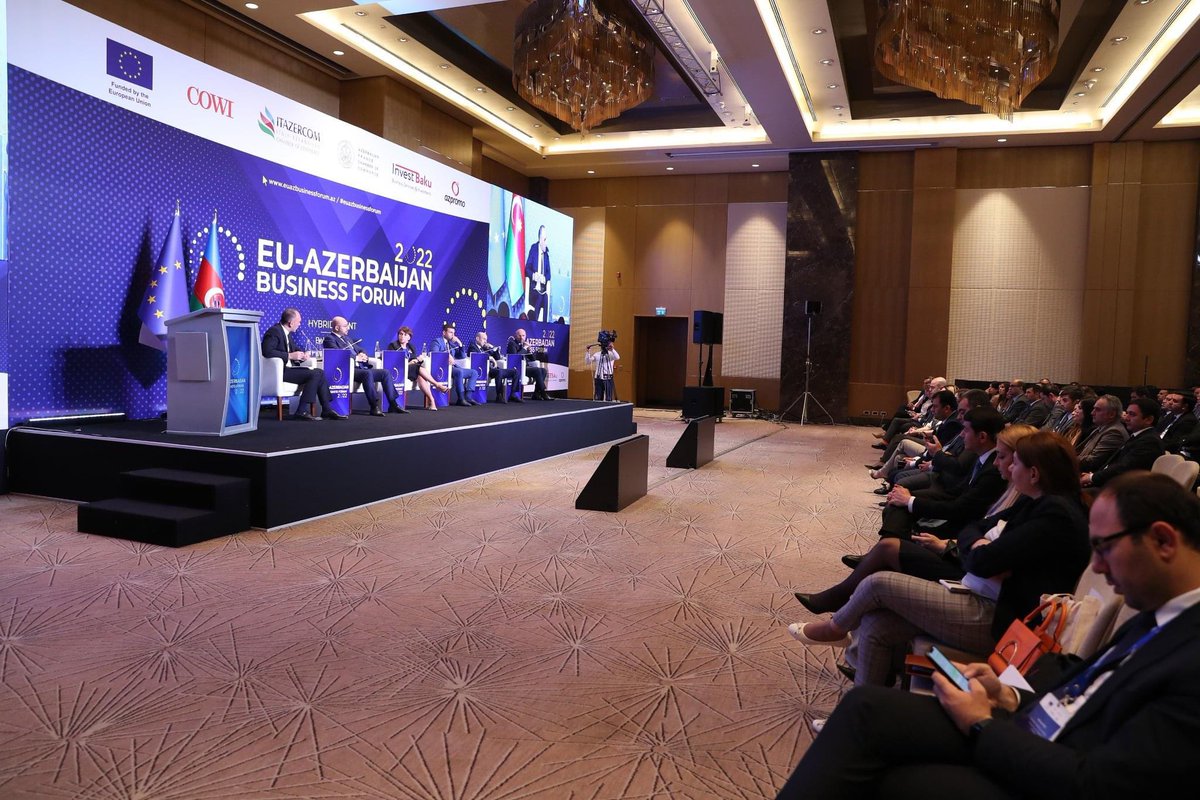 afchambercom's tweet photo. #EUAzerbaijanBusinessForum2022 completed the official part with very interesting and lively panel discussion, "Access to Finance and Other Opportunities” , moderating by Teyba Guliyeva @afchambercom.
#EUAzerbaijanBusinessForum #EU4Azerbaijan #opportunitiesforinvestors #afchamber https://t.co/eTvrwyuLAO