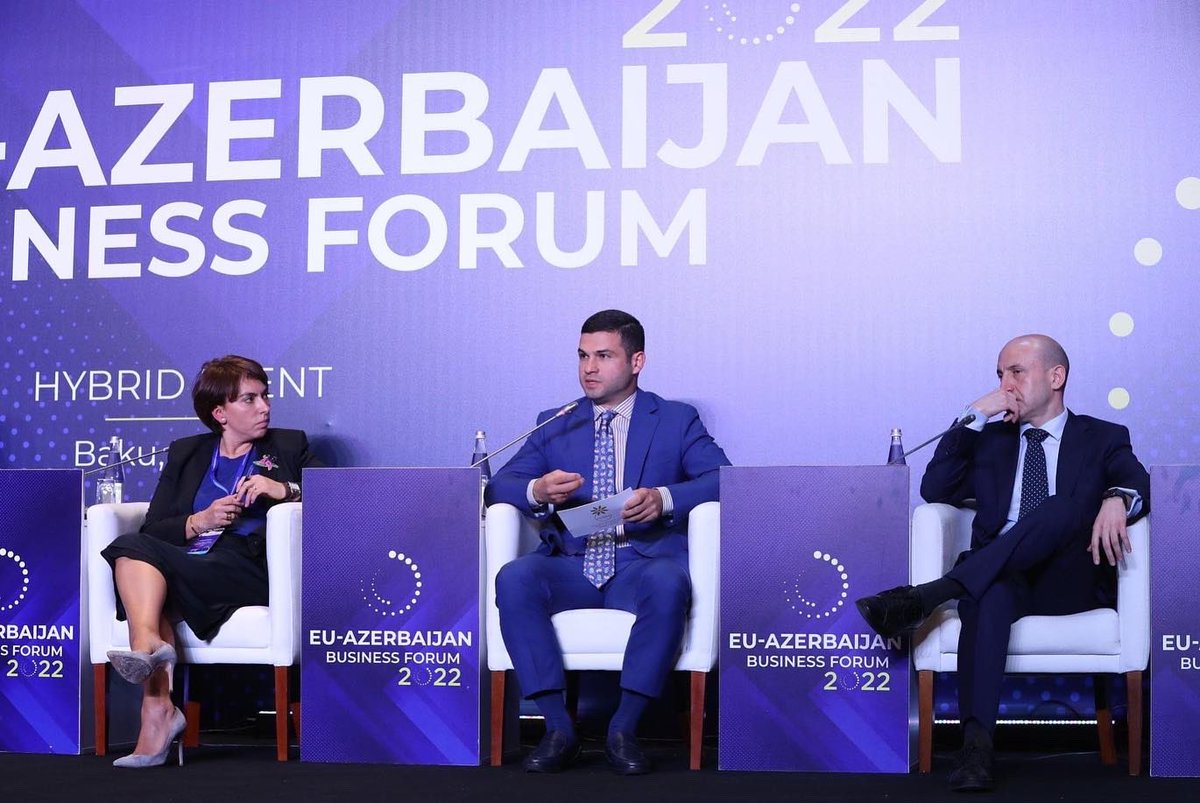 afchambercom's tweet photo. #EUAzerbaijanBusinessForum2022 completed the official part with very interesting and lively panel discussion, "Access to Finance and Other Opportunities” , moderating by Teyba Guliyeva @afchambercom.
#EUAzerbaijanBusinessForum #EU4Azerbaijan #opportunitiesforinvestors #afchamber https://t.co/eTvrwyuLAO