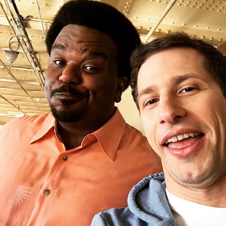 JennyWilliams81's tweet photo. Can someone please tell me why @MrCraigRobinson and @thelonelyisland have not put out a song together? It just seems like something that would have happened organically during their time on Brooklyn 99, but it’s not too late. https://t.co/OxhDsJxnMk