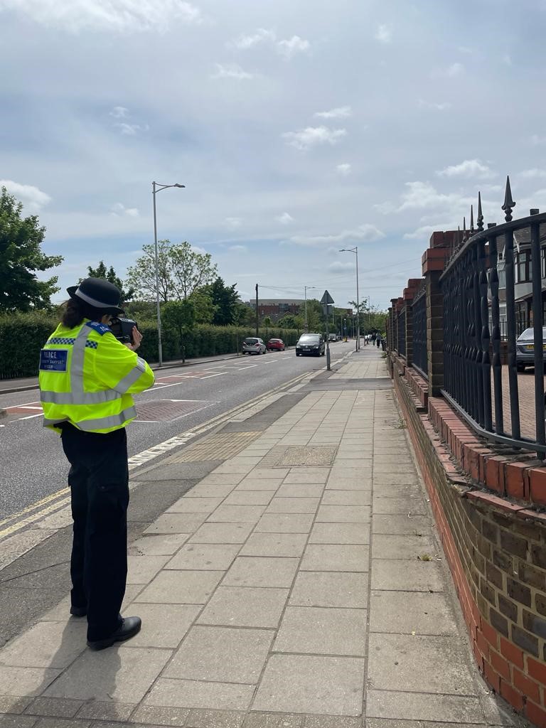 #MayfieldSNT have been identifying drivers speeding and committing other driving offences whilst on Goodmayes Lane #Redbridge #SaferNeighbourhoods