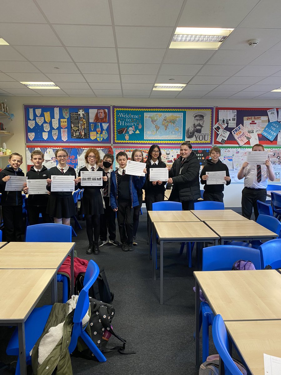 Gleniffer Eco Committee today looking after the seedlings they planted and working on the environmental review #gleniffergoesgreen