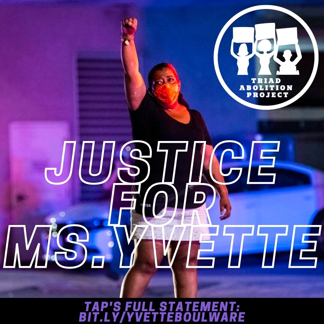 TriadAbolition's tweet photo. Full statement. Justive for Ms. Yvette. https://t.co/5OEbA6cSmb