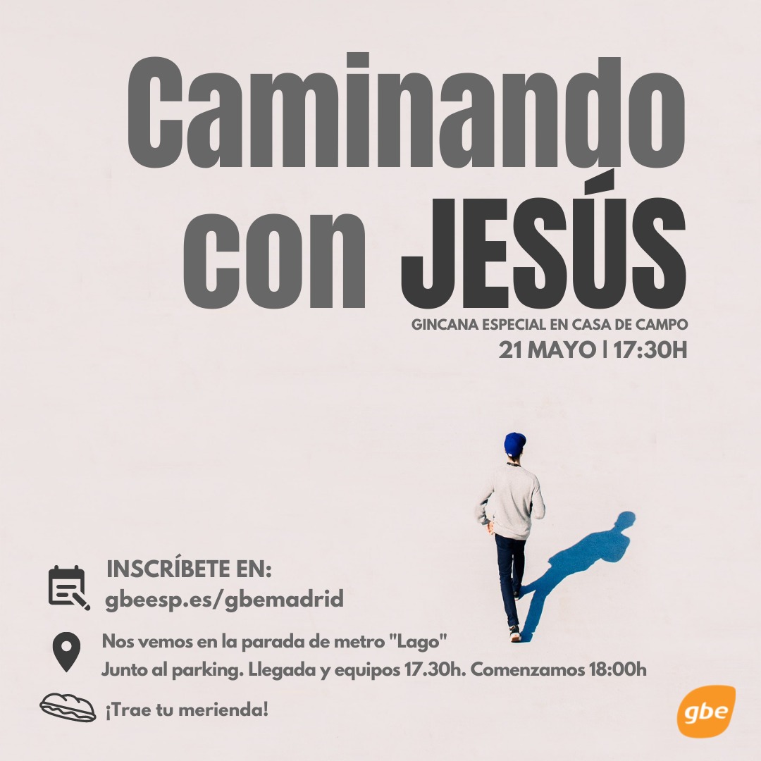 gbeesp's tweet image. ¡¡Este sábado en Madrid el encuentro de GBE es una gincana!!

¿Te vienes a caminar con Jesús?

Inscríbete en gbeesp.es/gbemadrid