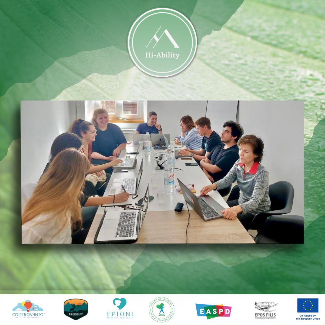 HiAbilityEU's tweet photo. We were glad to meet our partners in person in Pula, Croatia in the framework of the #Hi_Ability Erasmus+ project meeting yesterday and today! @ControventoCt @EASPD_Brussels @epioni_ngo @base_tre https://t.co/pSPlVVAl6m
