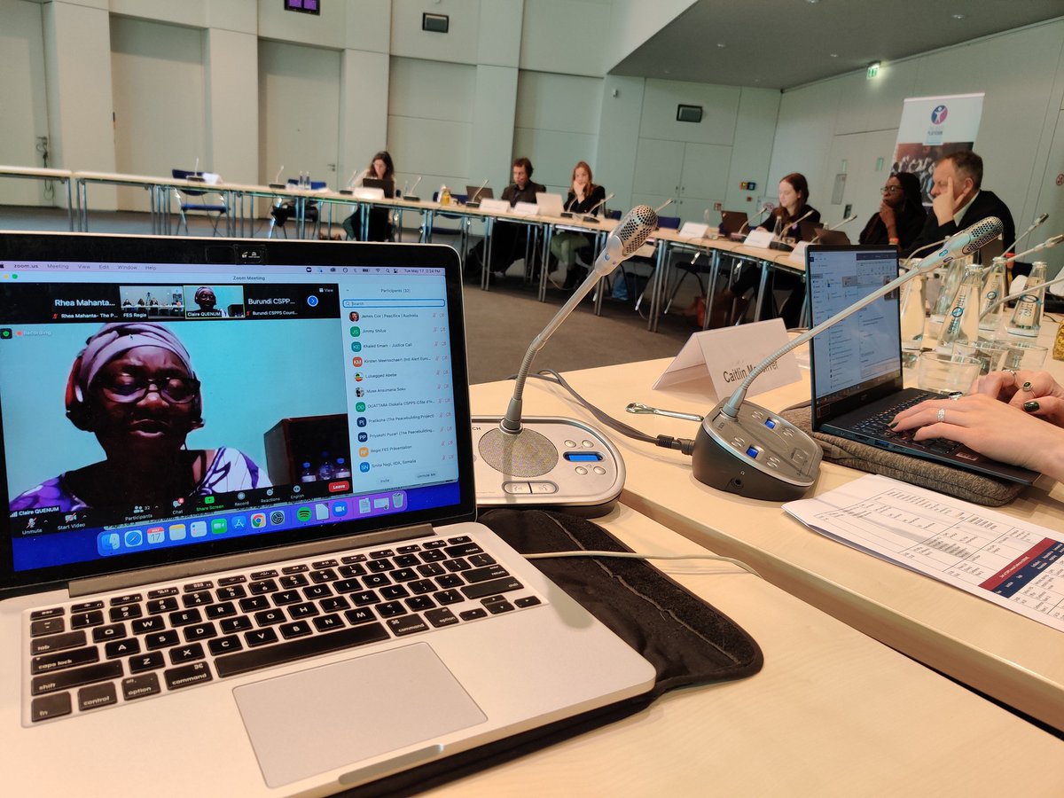 PeacebdgProject's tweet image. Day 1 of the @idps_cspps Annual Conference! The Peacebuilding Project is happy to be attending #CSPPS2022 in Berlin!

#SDG16+ #Youth4Peace