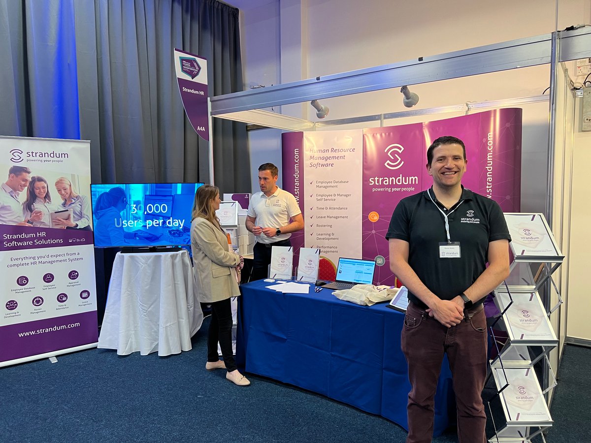 StrandumHR's tweet photo. Great event here at the RDS If you are also participating of the @cipdireland event, come visit us at our booth. We look forward to chatting with you.

#CIPDIrelandAC #HumanResources https://t.co/bP3aQGTldj
