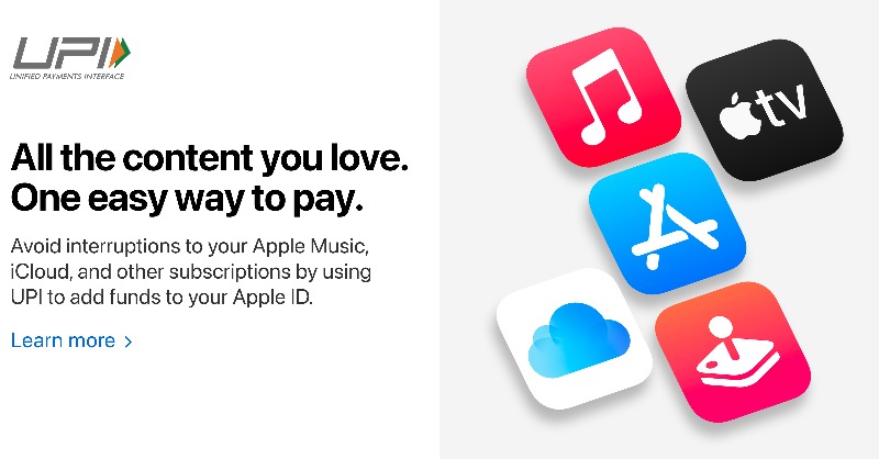 Apple's tweet photo. Paying for the things you love from your Apple device is effortless.