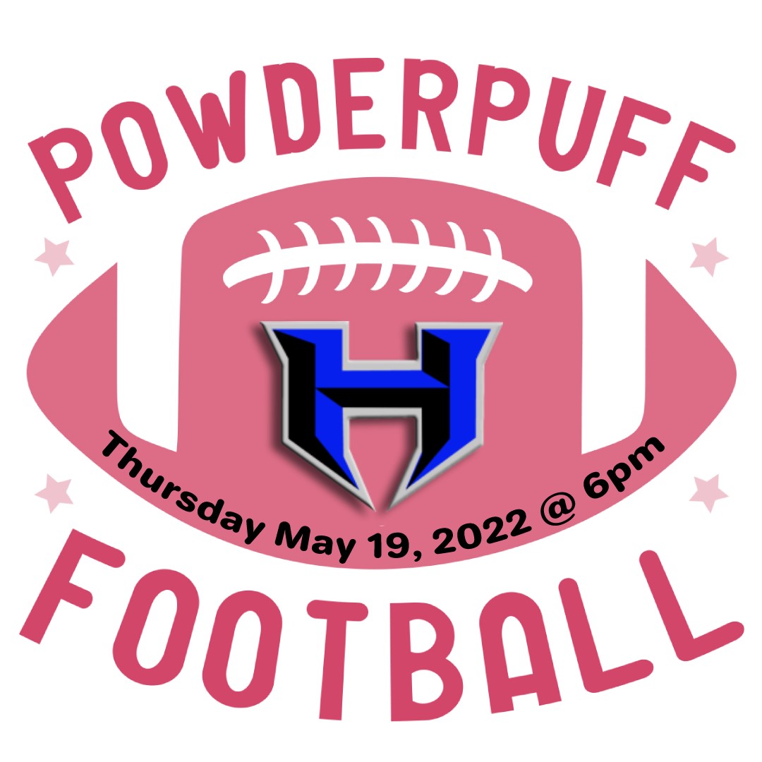 The Junior/ Senior Annual Powder Puff Game will be Thurs. May 19th at 6:00 pm at HHS football field. Come out and support our students and a great cause with a $5.00 donation at the gate. Proceeds go to the Hammonton Cancer Foundation.