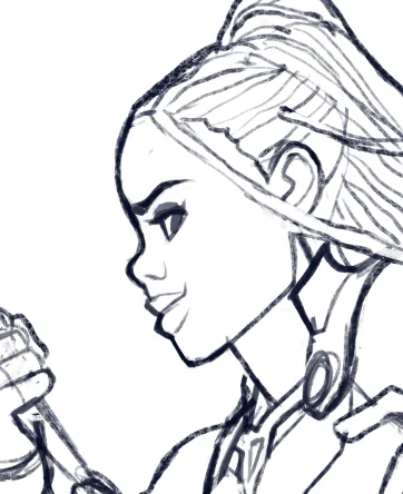 i love her big forehead 