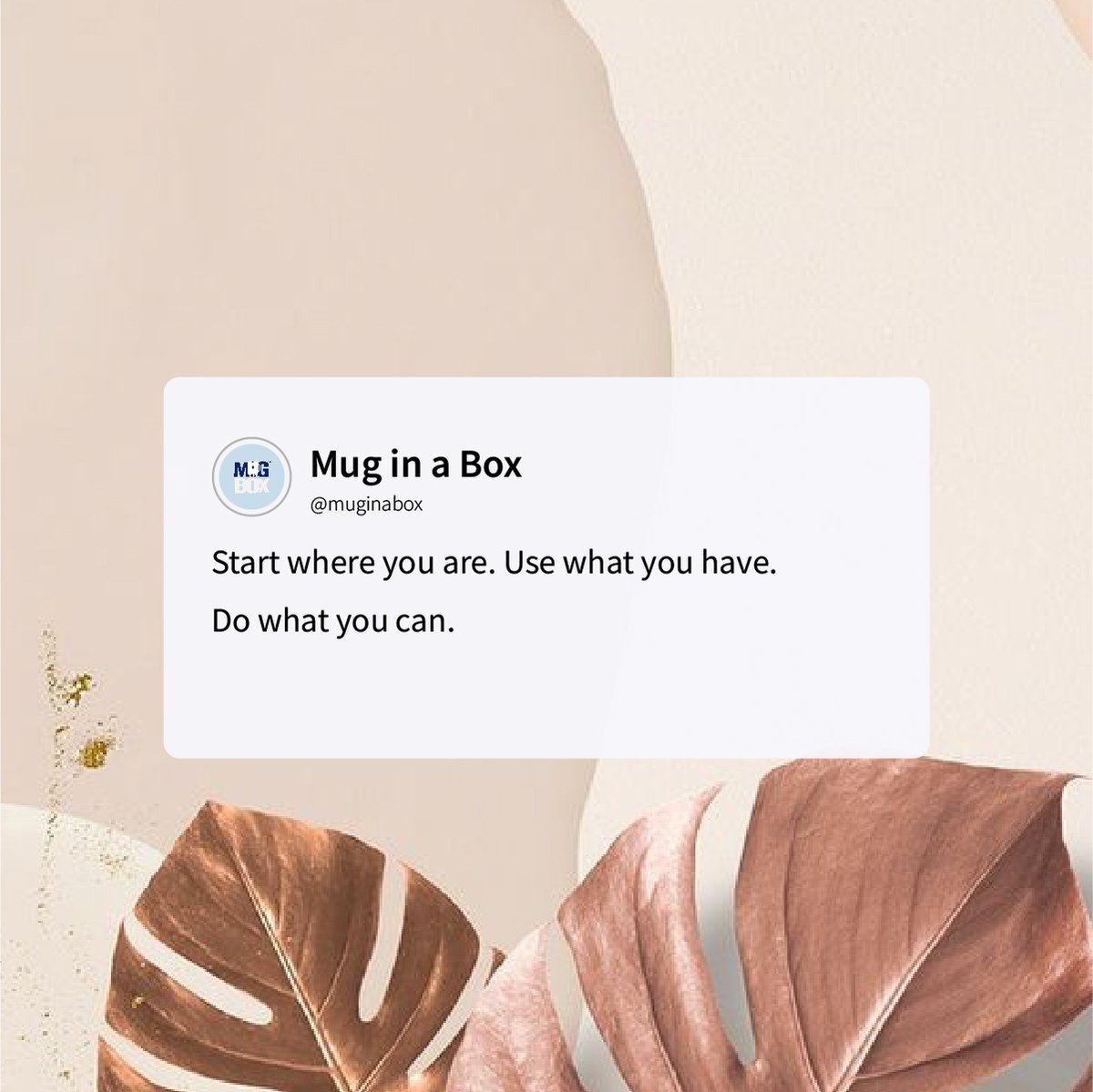 muginabox's tweet photo. Baby steps… and one day at a time ❤️🥰💕

#progressnotperfection #affirmations #securethebag #positivity #bosslady https://t.co/Jups5VQjuA