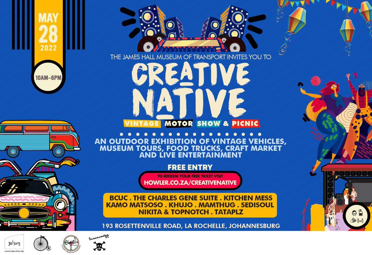 CannaStoners's tweet image. Joint with us at the Creative Native on the 28th May at the James Hall Musuem. Antique Cars, Memorabilia, Artefacts, Music and your favorite Stoners.
#cannastoners
#nativespex
#creativenative
#Mmemberville
#jameshallmuseumoftransport 
#howlertech
#punditproject
#cityofjoburg