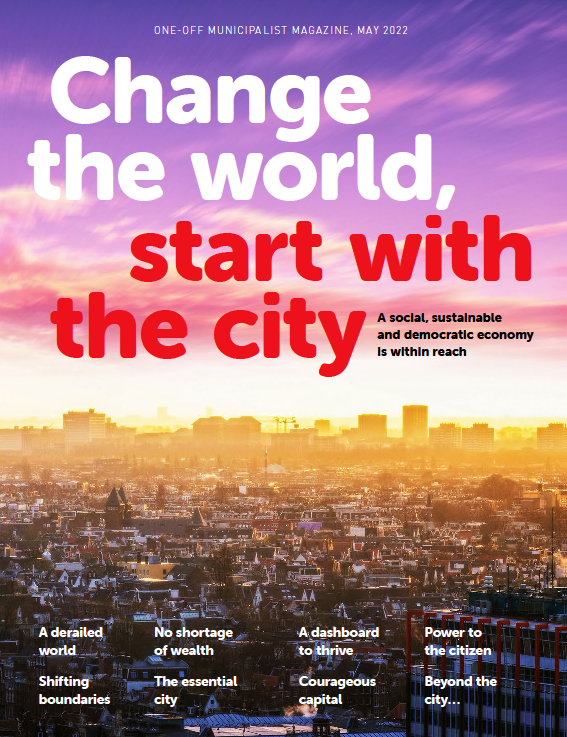 Looking for fundamental answers to tackle the urgent crises: climate, growing inequality in power and money, humanitarian crisis, housing, tax dodging multinationals …? 
Out now: Change the world, start with the city
de99vanamsterdam.nl/magazine-chang…
#economy #sustainable #just #fair