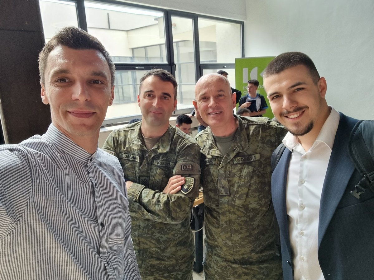 Shpend_Lila's tweet photo. Ka filluar ne Prishtine gara per Siguri Kibernetike, bashke me Ushtrine Amerikane 🇺🇸 dhe Ushtrine e Kosoves 🇽🇰, Universitetin e Iowa dhe UP. Moment historik per dy vendet dhe komunitetin tone.
Suksese krejt ekipeve garuese, ne veqanti #TeamICK @ICKosovo 🤞 https://t.co/32nOeXVukV
