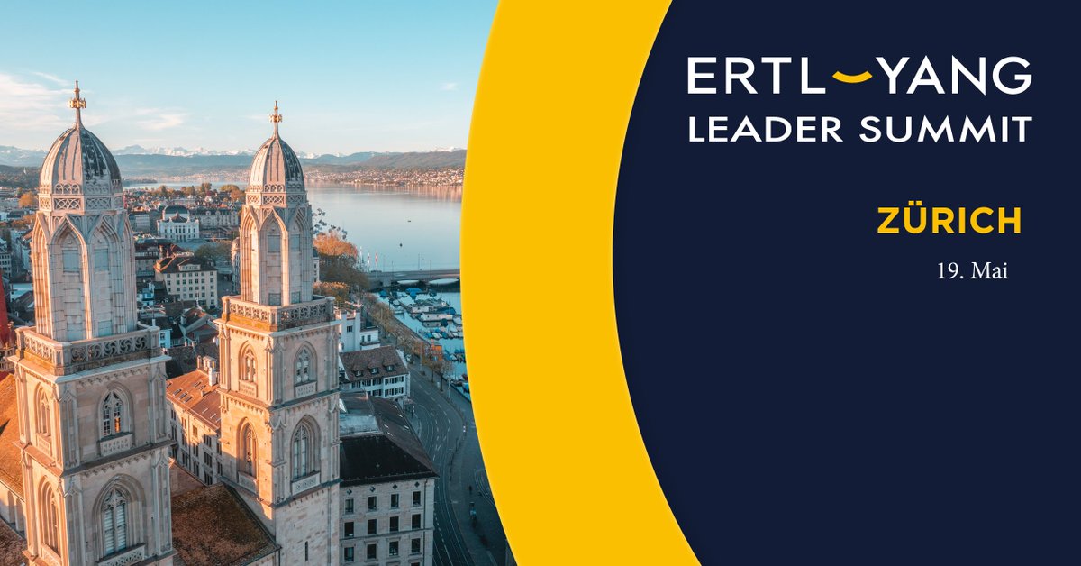 We are delighted to welcome CxOs and business executives to the Ertl-Yang Zurich Leader Summit tomorrow and look forward to inspiring discussions on data, digital transformation and leadership.