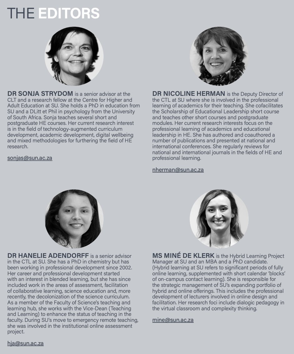 johncoup's tweet photo. RESPONDING TO THE NECESSITY FOR CHANGE, Higher Education voices from the South during the COVID-19 crisis - report from the University of Stellenbosch, https://t.co/5cwinNwqq5 #altwm_decolonise #ALTWM https://t.co/GsKQpHZEnc