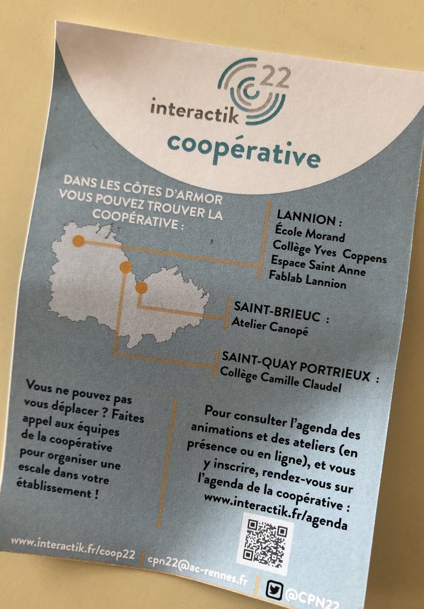 nicokermabon's tweet photo. Inauguration de la coopérative @CPN22 à Lannion ! Des profs, des formateurs, des parents qui se croisent pour faire de la webradio, parler classe flexible, pédagogie, fabrication numérique 🙏 #TeamErun22 @MaudEspeErun  @dynamo2268 @bacAtelierCanope22 https://t.co/32zidZBYiN