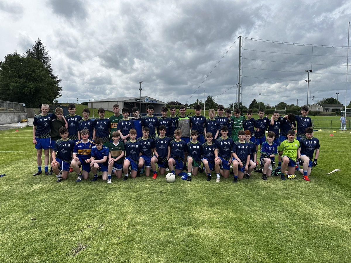 ulsterschools's tweet photo. MCAVOY CUP🏆 

The teams ahead of this Afternoon’s @DanskeBank_UK McAvoy Cup Final between @ScoilMhuireB and @LargyOfficial 🏐 https://t.co/ShEbyFEmHK