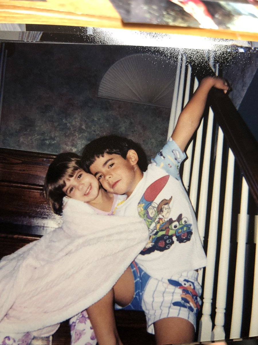 EmilyABrenner's tweet photo. Proud sister today 🥹 My brother (PGY-2 @UVaAnesthesia) was picked as 1 of the 10 (out of 800+!!!) UVA residents who received the @MedicineUVA medical student teaching award. Feeling very lucky to have been his first student! 💙🧡 https://t.co/J9IqFu790J
