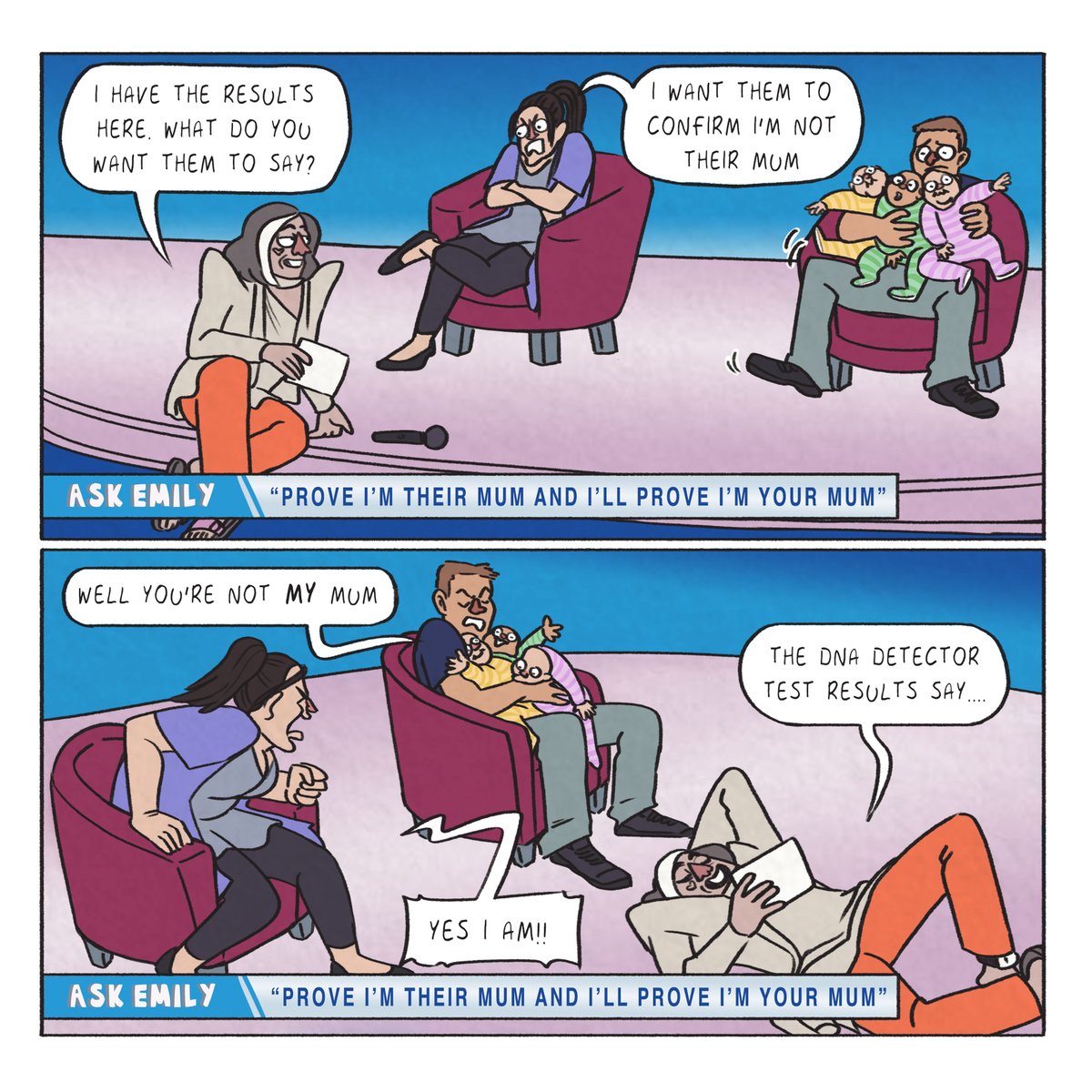 comicsbykim's tweet photo. the woman we've all been waiting to see! How does Emily's future turn out? https://t.co/tHJzA4uc7Y