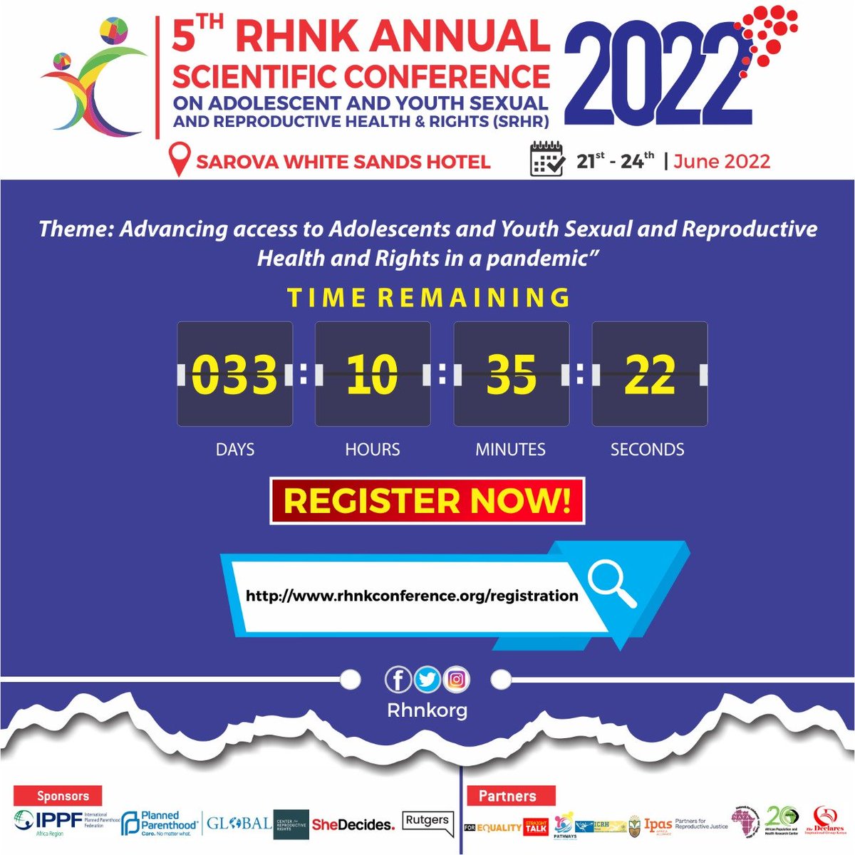 Have you booked your slot? Its about to go down with 33 days to go..
#RHNKConference