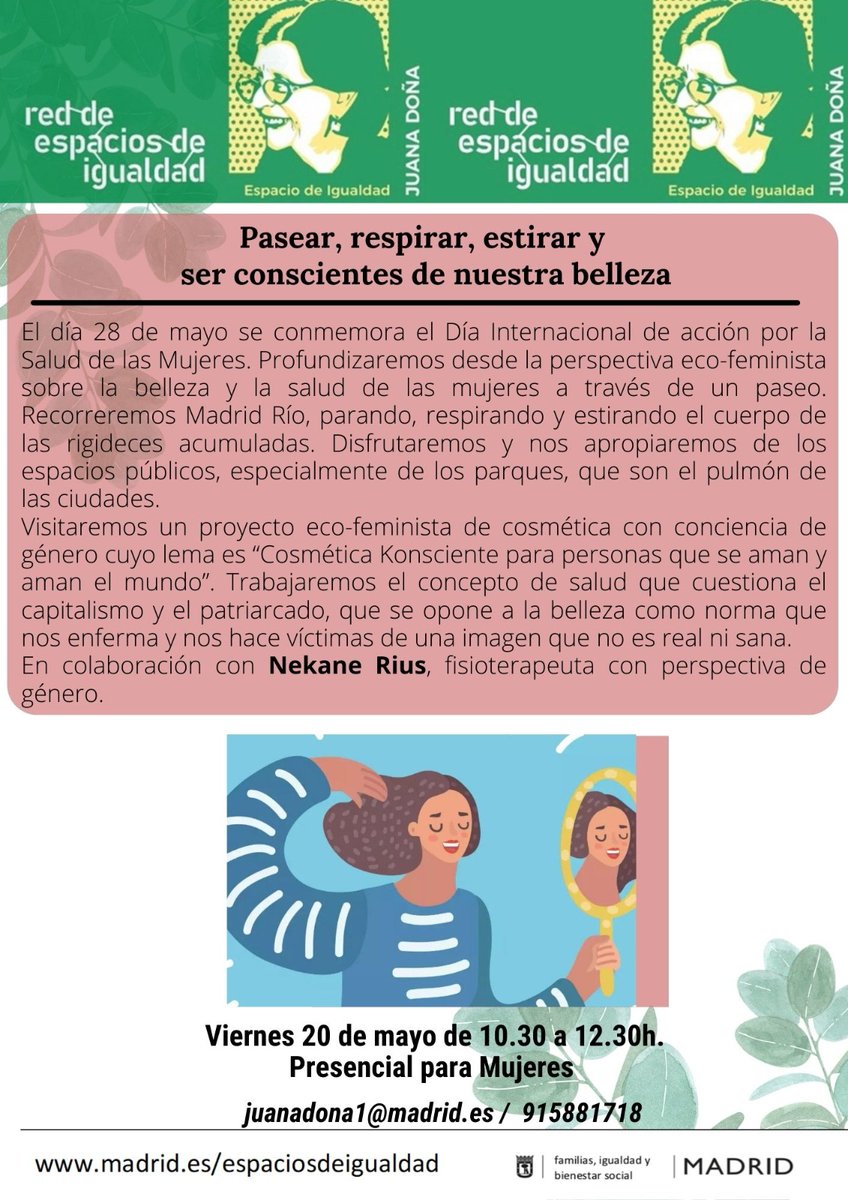 EconomFeminista's tweet photo. No hay que perderse este diálogo en el espacio de igualdad Juana Doña sobre Maternidades desde la perspectiva feminista #empoderamientodelamujer
https://t.co/jwBE7YAGhX https://t.co/gjflBoL0vM