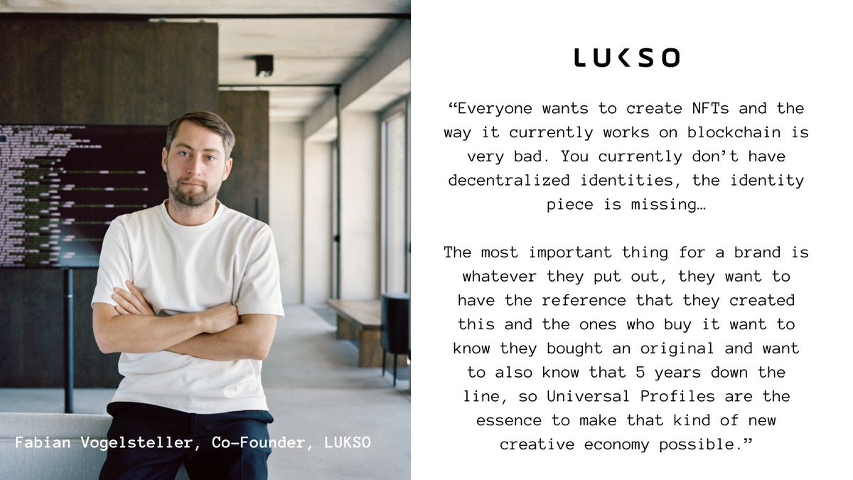 lukso_io's tweet image. In a podcast with TechLeaderBoard, Co-Founder @feindura addresses the challenges blockchain networks face today and how LUKSO provides essential future-proof solutions for the new wave of mainstream adoption and use cases that will emerge.

🎧 Tune in: podcasts.apple.com/de/podcast/a-c…