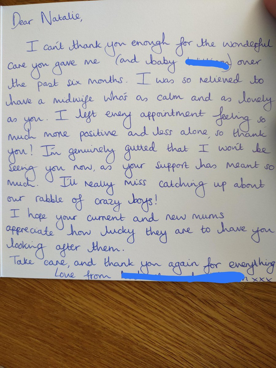 It's always appreciated and never expected when getting gifts/feedback from families but this one is extra special. She was the first woman I booked on my own after qualifying and has recently given birth to her beautiful baby. Such lovely words 😭💙